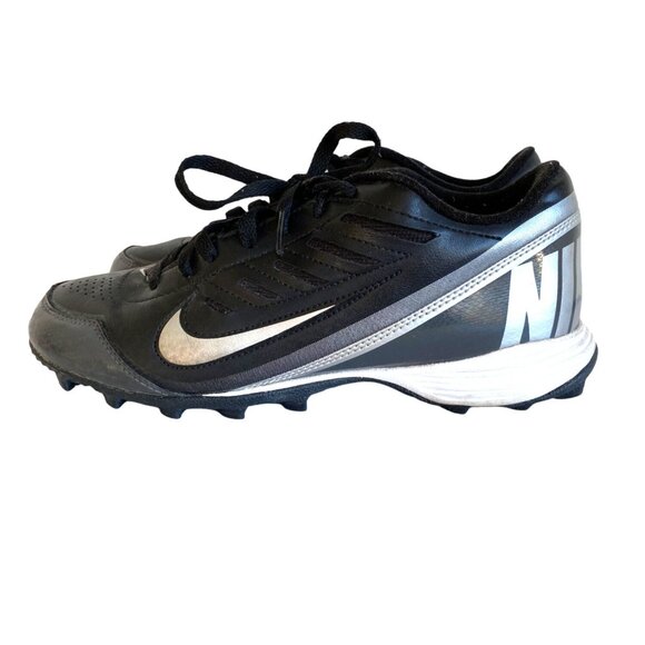 Nike Landshark Black Soccer Cleats Size 7 - Picture 2 of 8